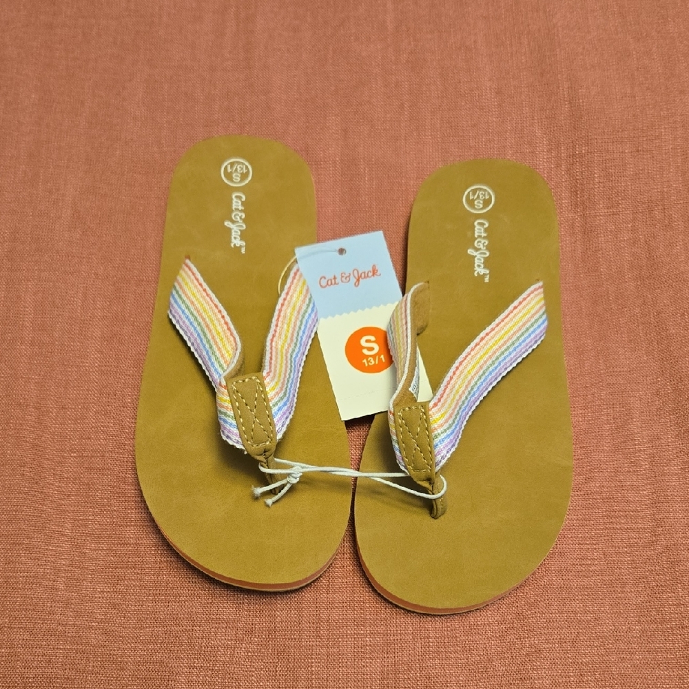 Cat & jack sandals size small 13/1